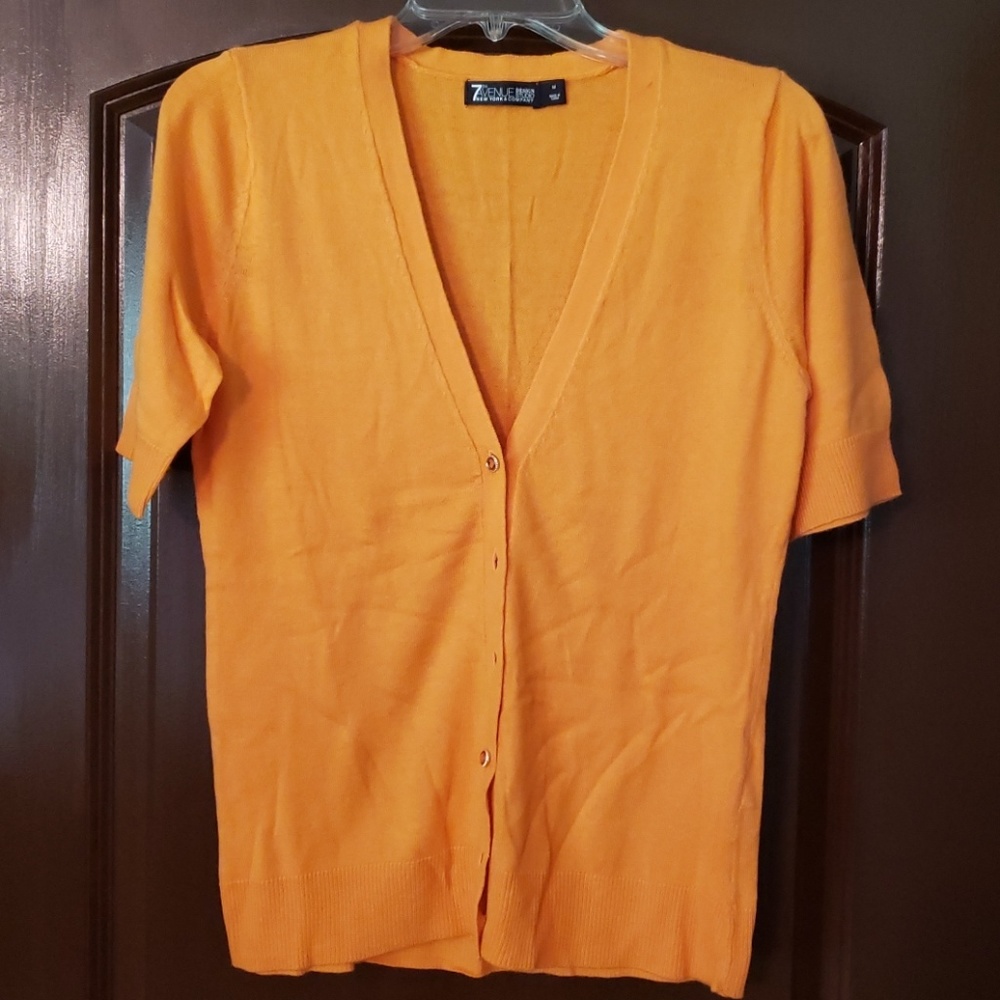 7th Avenue short sleeve cardigan